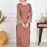 Royal Export Floral Embroidered Regular Thread Work Straight Kurta with Palazzos & Dupatta