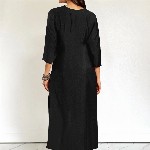 GoSriKi Notched Round Neck Straight Kurta with Palazzos & Dupatta