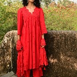 SHILPI HANDICRAFTS Women Ethnic Motifs Dyed Regular Pure Cotton Kurta with Palazzos & With Dupatta