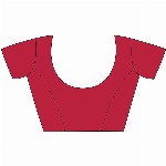 Mitera Red Embellished Beads & Stones Satin Saree