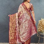 Tankori Woven Design Zari Pure Silk Dharmavaram Saree