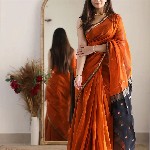 KALINI Woven Design Zari Banarasi Saree