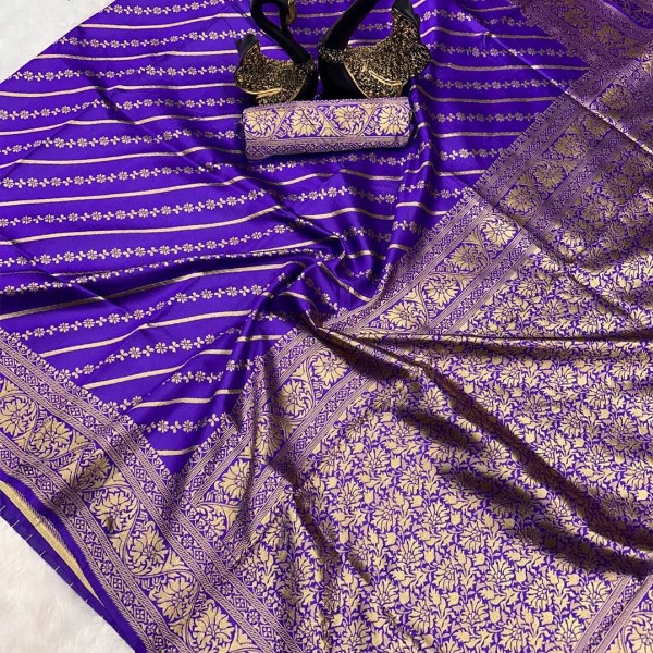 Marziyaa Woven Design Banarasi Saree