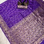 Marziyaa Woven Design Banarasi Saree