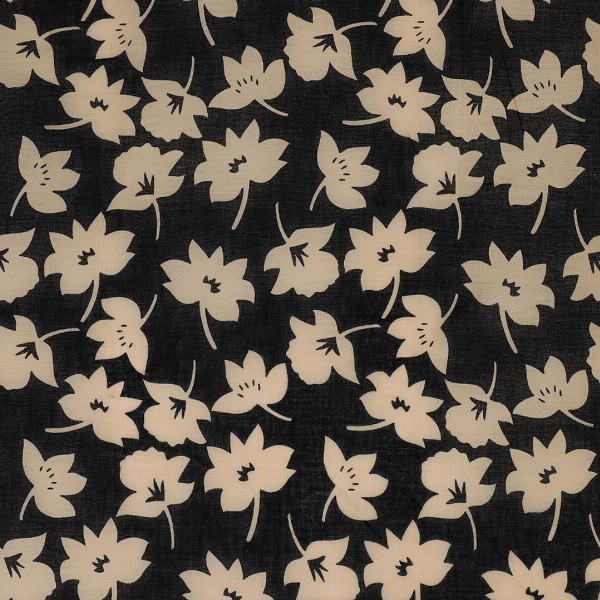 Moara Floral Pure Cotton Bagru Saree with Unstiched Blouse