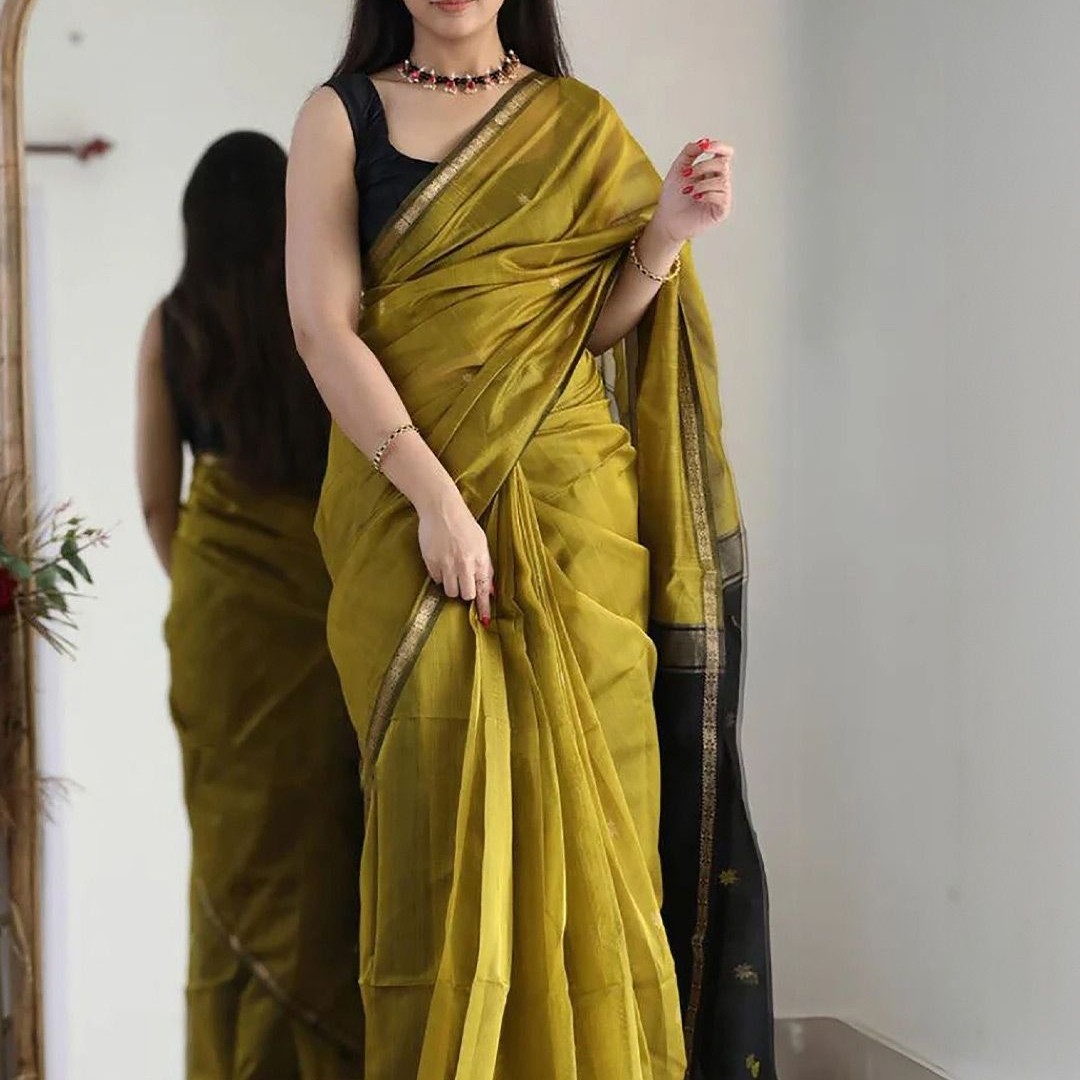 KALINI Woven Design Zari Banarasi Saree