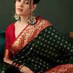 Sangria Woven Design Saree With Blouse Piece