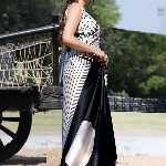 ASISA Tie and Dye Satin Saree