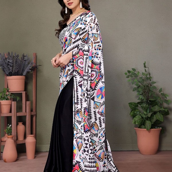 PHORIA STYLE Silk Blend Saree