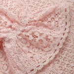 Style Quotient Self Design Tie-Up Neck Puff Sleeve Cotton Top