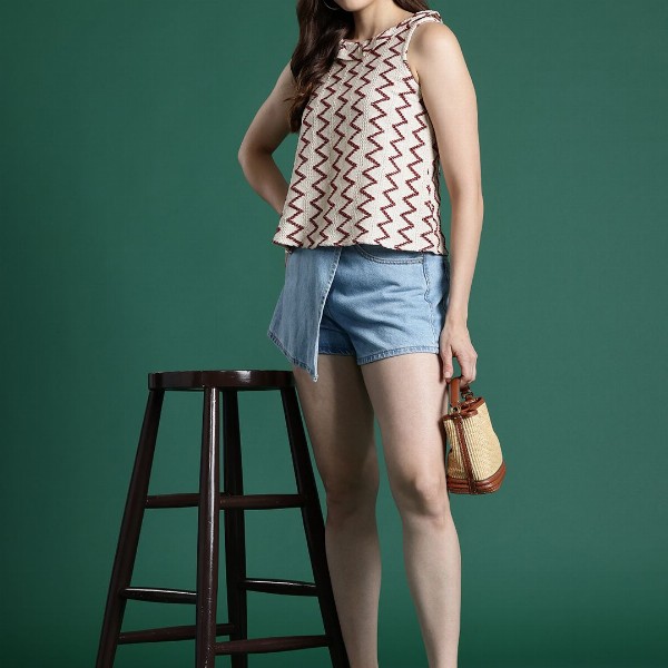 DressBerry Ruffles Knitted Top