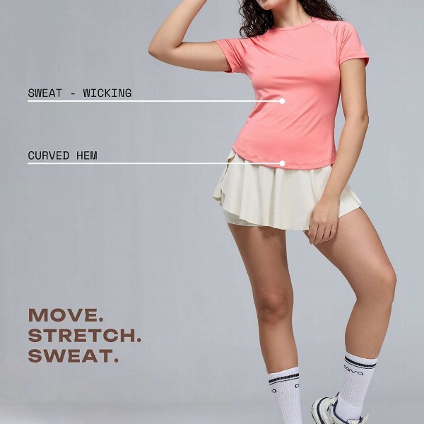 CAVA Women Coral Training Tee