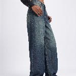 glitchez Women Light Fade Baggy Jeans