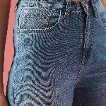 DressBerry Women Wide Leg High-Rise Light Fade Stretchable Jeans