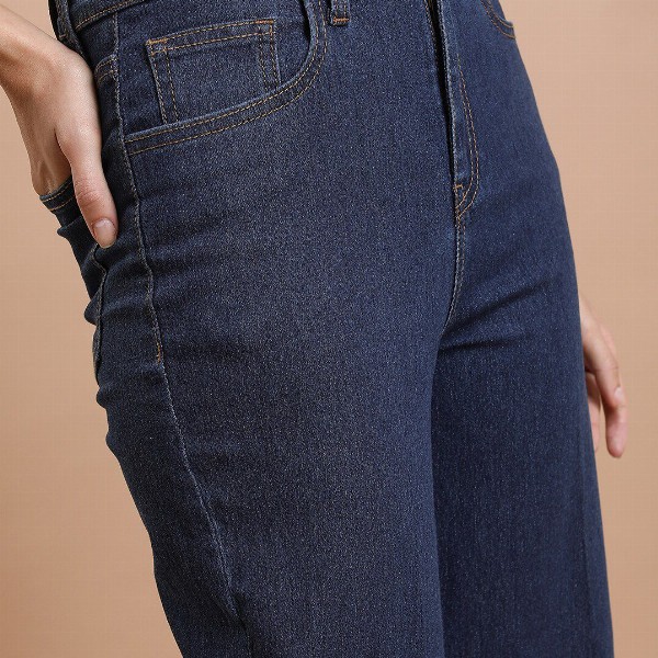 Basics By Tokyo Talkies Women Flared Light Fade Stretchable Jeans