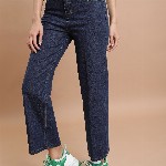 Basics By Tokyo Talkies Women Flared Light Fade Stretchable Jeans