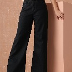 all about you Women Wide Leg High-Rise Stretchable Jeans