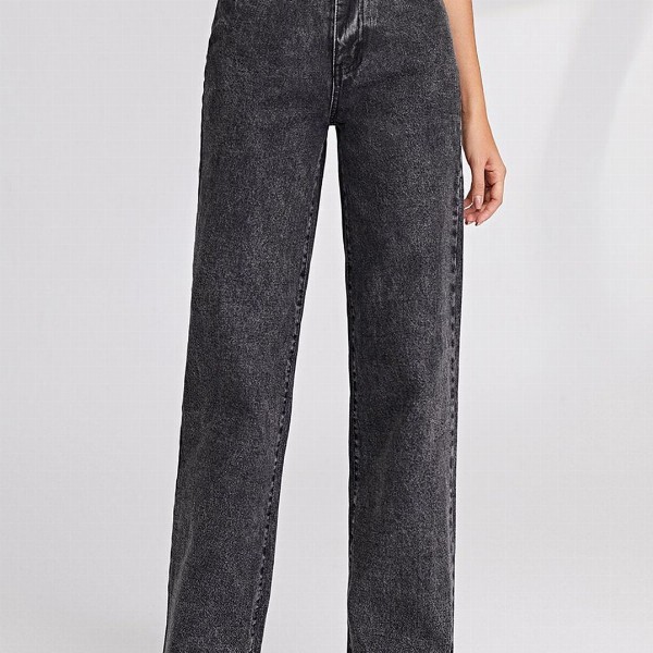 Kotty Women Jean Straight Fit High Rise Stretchable Jeans