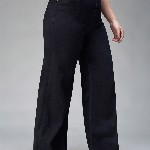 Miss Chase A+ Women Wide Leg High-Rise Stretchable Jeans
