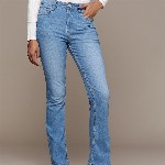 The Roadster Life Co. Women Skinny Flared Fit Light Fade Stretchable Jeans