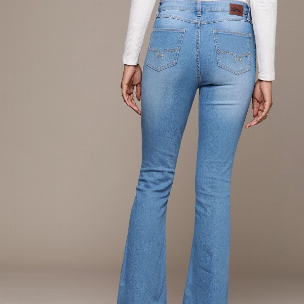 The Roadster Life Co. Women Skinny Flared Fit Light Fade Stretchable Jeans