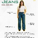 glitchez Women Wide Leg Light Fade Jeans
