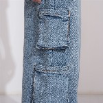 Street By Tokyo Talkies Women Wide Leg Light Fade Stretchable Jeans