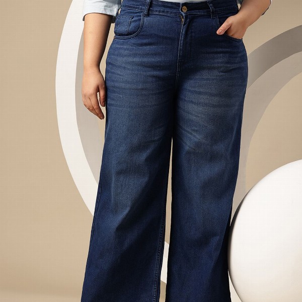 Sztori Women Plus Size Relaxed Fit Jeans