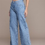French Connection Women Smart Relaxed Fit Stretchable Jeans