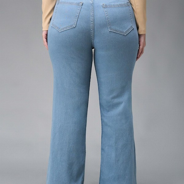 Miss Chase A+ Women Bootcut High-Rise Stretchable Jeans