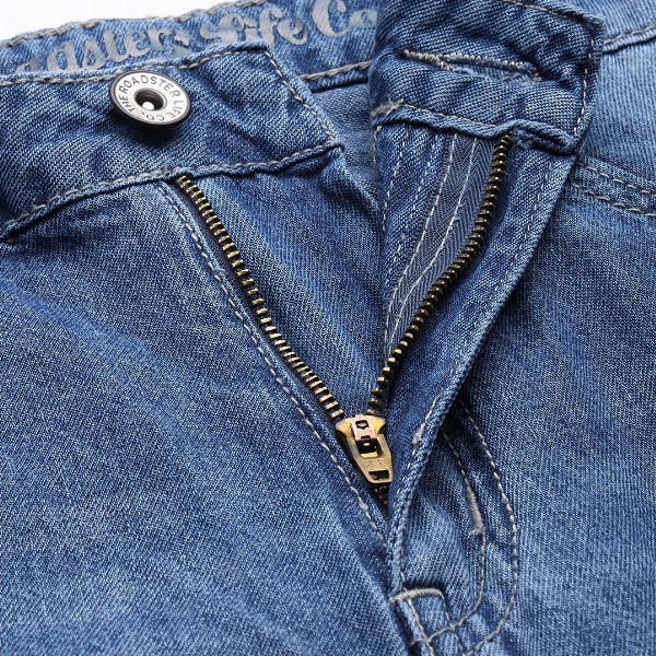 Roadster Women Blue Wide Leg Heavy Fade Stretchable Casual Jeans