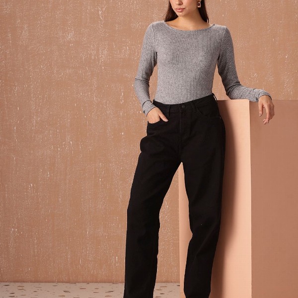 all about you Women Mom Fit High-Rise Stretchable Jeans