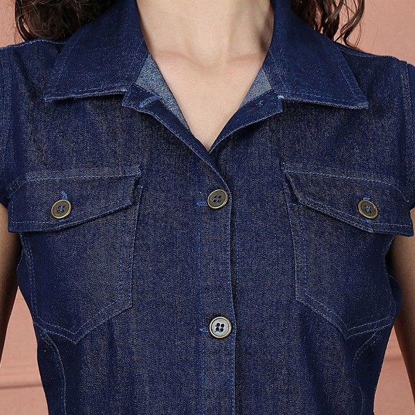 PUELLA Denim Fit & Flare Dress