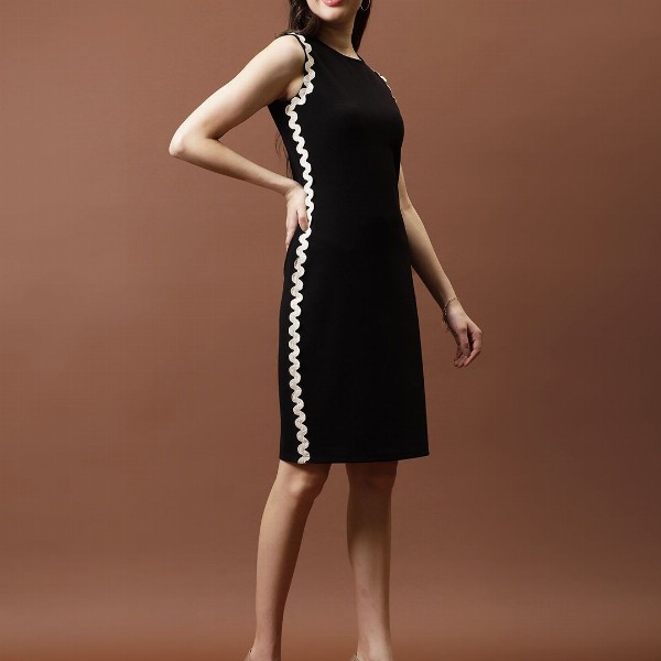 Athena Immutable Scuba Formal Sheath Dress