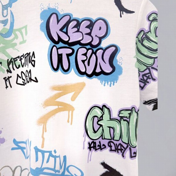 Googo Gaaga Boys Printed Round Neck T-shirt