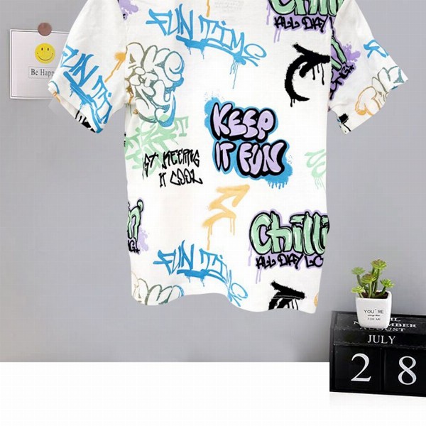 Googo Gaaga Boys Printed Round Neck T-shirt