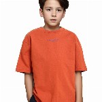 Rare Ones Boys Oversized Graphic Back Print Wirth Applique T-Shirt