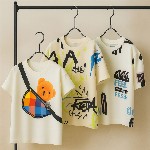 Googo Gaaga Kids Pack of 3 Printed Cotton T-shirt