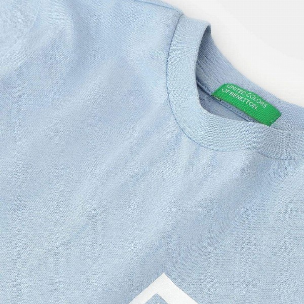 United Colors of Benetton Boys Solid Round Neck Pure Cotton T-Shirt