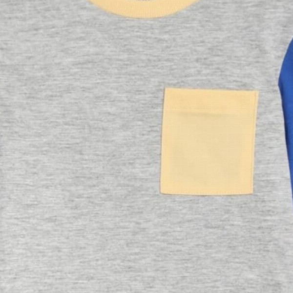 Marks & Spencer Boys Colourblocked Round Neck Cotton T-shirt