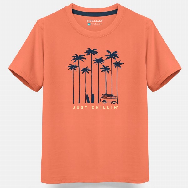 HELLCAT Boys Pack of 2 Printed Cotton T-shirt