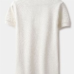 United Colors of Benetton Boys Polo Collar Extended Sleeves Pure Cotton T-shirt