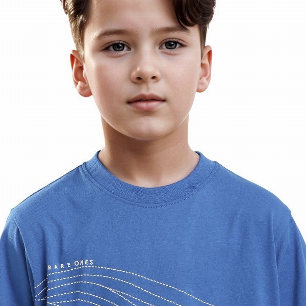 RARE ONES Boys Abstract Printed Extended Sleeves Regular Fit T-shirt