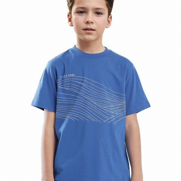 RARE ONES Boys Abstract Printed Extended Sleeves Regular Fit T-shirt