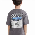 RARE ONES Boys Printed Drop-Shoulder Sleeves Boxy T-shirt