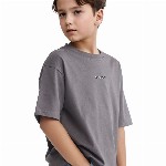 RARE ONES Boys Printed Drop-Shoulder Sleeves Boxy T-shirt