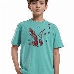 Rare Ones Boys Flock Print Logo T-Shirt