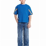 RARE ONES Boys Graphic Printed Round Neck Cotton Relaxed Fit T-shirt