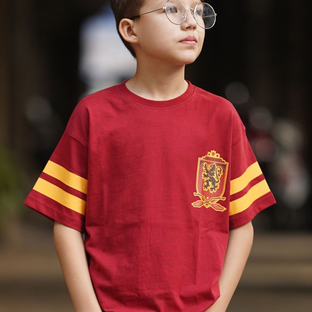 Nap Chief Kids Unisex Harry Potter Quidditch 07 Printed Pure Cotton Oversized T-shirt