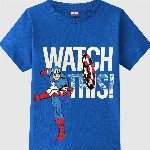 Marvel by Miss and Chief Boys 3 Printed Bio Finish Pockets T-shirt
